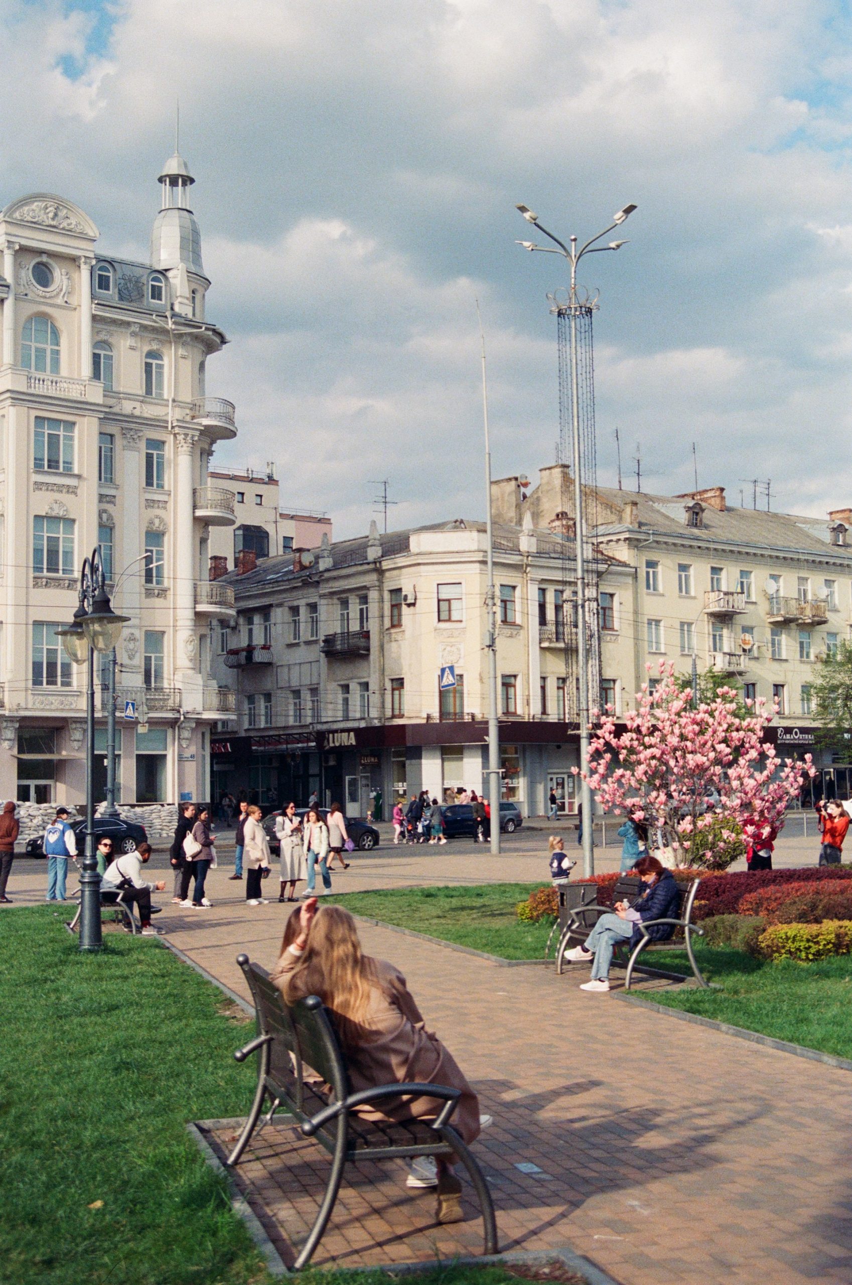 Parc public situé en centre-ville